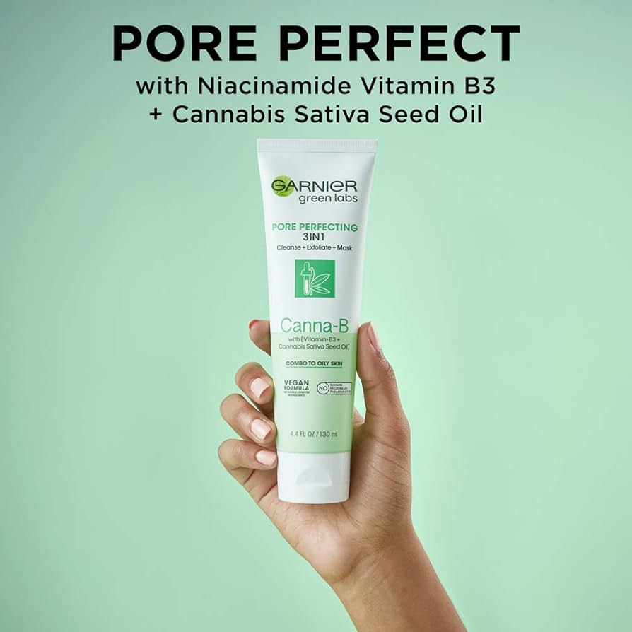 Garnier Green Labs Canna-B Pore Perfecting 3-in-1 Cleanser