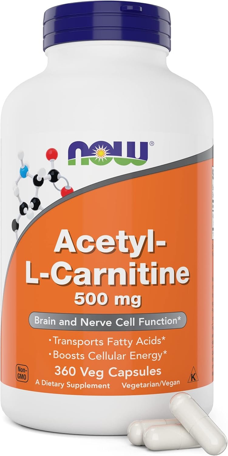 Jarrow Formulas Acetyl-L-Carnitine 500 mg longevity supplement