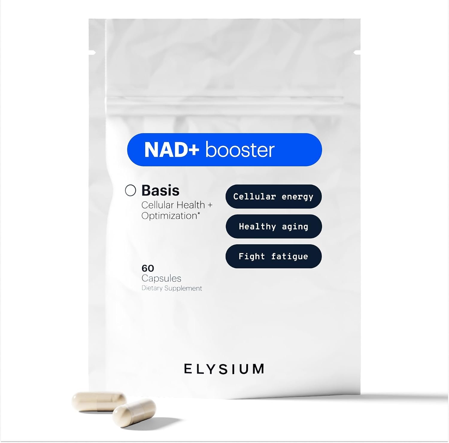 Elysium Basis (NR 250mg + Pterostilbene 50mg)