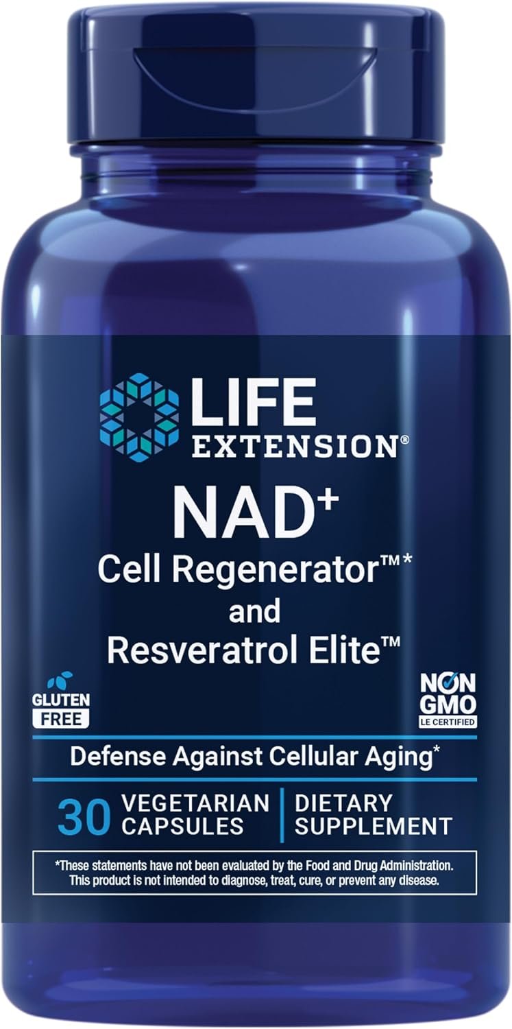 Life Extension NAD+ Cell Regenerator & Resveratrol Elite