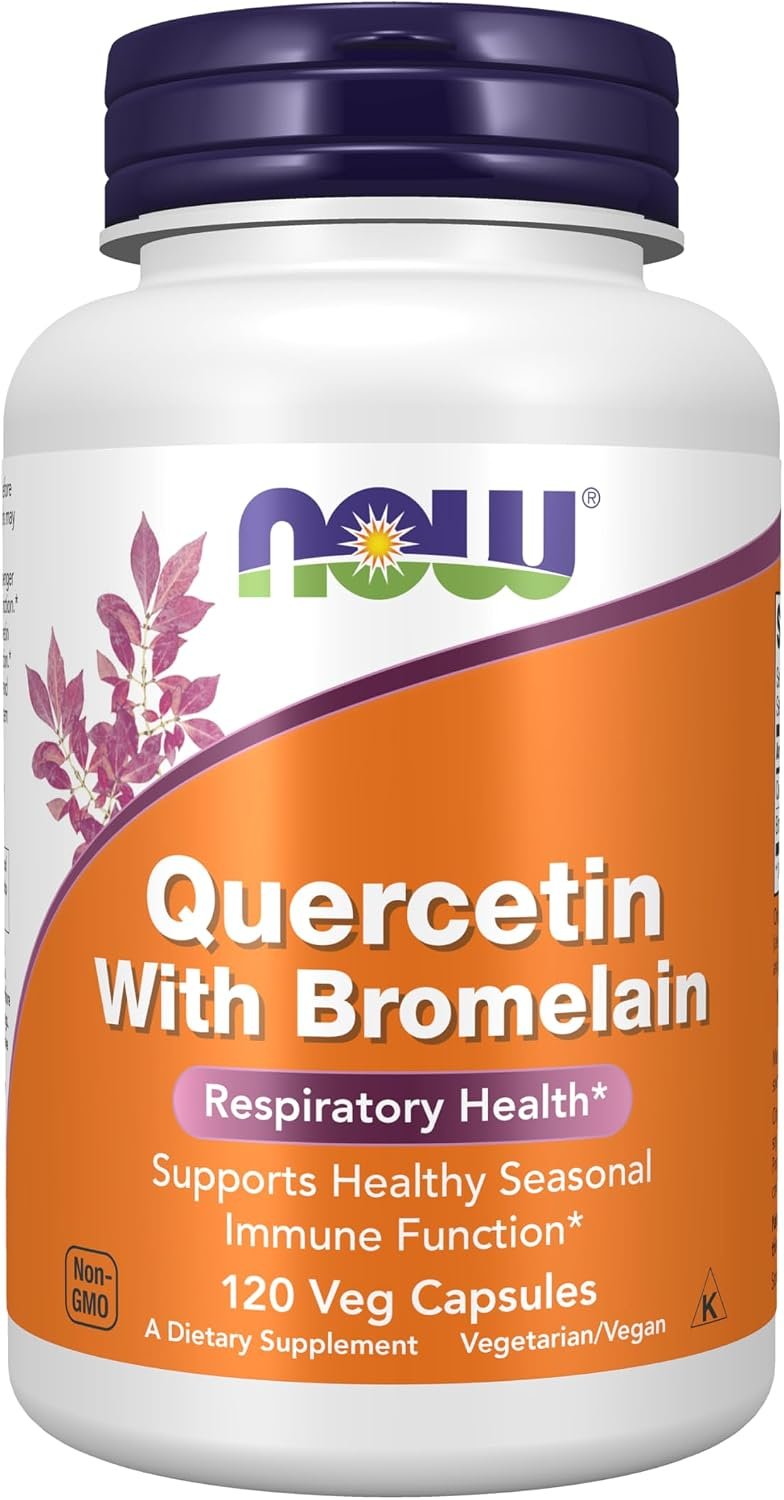 NOW Supplements Quercetin with Bromelain